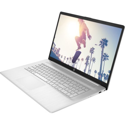Ноутбук HP 17-cp2041ua 17.3" FHD IPS AG, AMD R5-7520U, 16GB, F512GB, UMA, DOS, сріблястий (CS8E5EA)