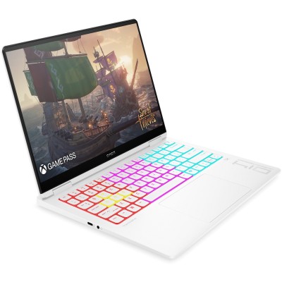 Ноутбук HP OMEN Transcend 14-fb1003ua 14" 3K OLED, Intel U9-285H, 64GB, F2048GB, NVD5070-8, DOS, білий (C3UL2EA)