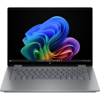 Ноутбук HP OmniBook X Flip x360 14-fm0007ua 14" WUXGA IPS Touch, Intel U5-226V, 16GB, F512GB, UMA, Win11, сірий (C3UQ9EA)