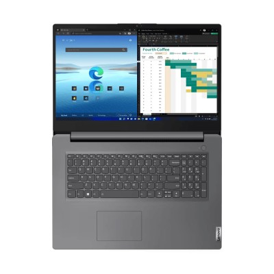 Ноутбук Lenovo V17-G4 17.3" FHD IPS AG, Intel i5-13420H, 16GB, F512GB, UMA, DOS, сірий (83A2003KRA)