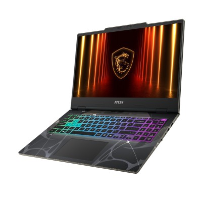 Ноутбук MSI Cyborg 15 B2RWEKG-420XUA 15.6" FHD, Intel Core 7 240H, 16GB, F1TB, NVD5050-8, DOS, Напівпрозорий чорний (9S7-15Q342-