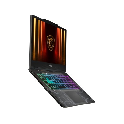 Ноутбук MSI Cyborg 15 B2RWEKG-420XUA 15.6" FHD, Intel Core 7 240H, 16GB, F1TB, NVD5050-8, DOS, Напівпрозорий чорний (9S7-15Q342-