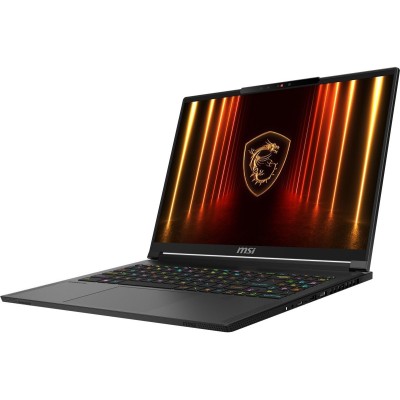 Ноутбук MSI Stealth A16 AI+ A3XWHG-067XUA 16" QHD+, AMD Ryzen AI 9 HX 370, 32GB, F1TB, NVD5070TI-12, DOS, чорний (9S7-15FL35-067