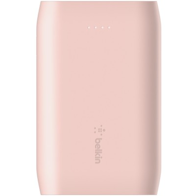 Акумулятор портативний літій-іонний Power Bank Belkin 10000mAh 15W Dual USB-A USB-C Rose Gold (BPB011BTRG)