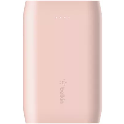 Акумулятор портативний літій-іонний Power Bank Belkin 10000mAh 15W Dual USB-A USB-C Rose Gold (BPB011BTRG)