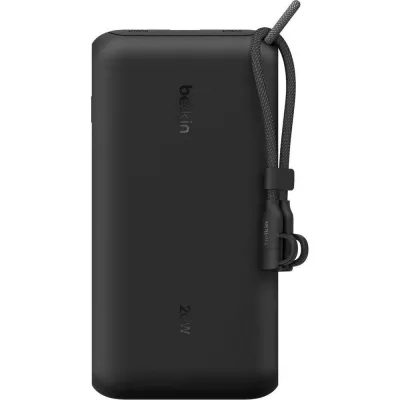Акумулятор портативний літій-іонний Power Bank Belkin 20000мА·год, 20Вт, з дисплеєм, чорний (BPB028HQBK)