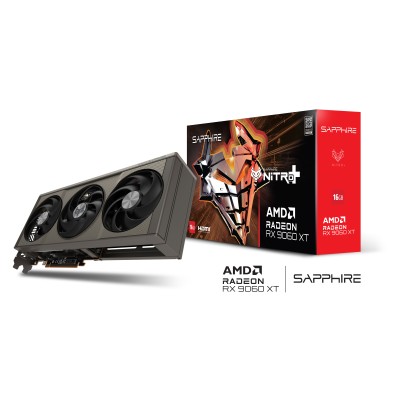 Відеокарта SAPPHIRE Radeon RX 9060 XT 16GB GDDR6 NITRO+ GAMING OC (11350-01-20G)