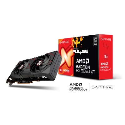 Відеокарта SAPPHIRE Radeon RX 9060 XT 16GB GDDR6 PULSE GAMING OC (11350-03-20G)
