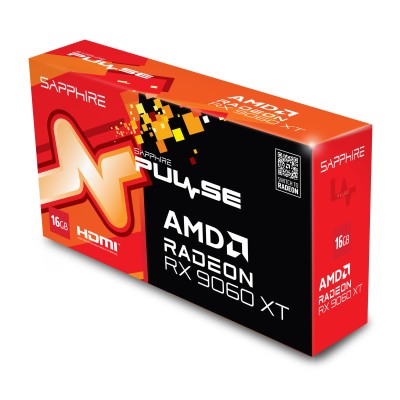 Відеокарта SAPPHIRE Radeon RX 9060 XT 16GB GDDR6 PULSE GAMING OC (11350-03-20G)