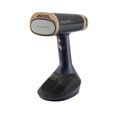 Відпарювач Russell Hobbs Genie VacuSteam, 1800Вт, 200мл, паровий удар -20гр, верт. відпарювання, керам. підошва, синій (28550-56