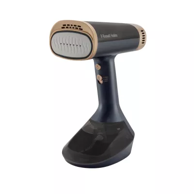 Відпарювач Russell Hobbs Genie VacuSteam, 1800Вт, 200мл, паровий удар -20гр, верт. відпарювання, керам. підошва, синій (28550-56