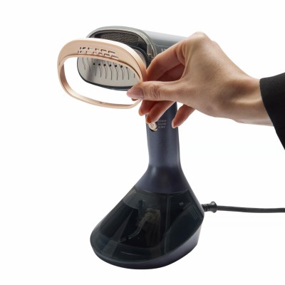 Відпарювач Russell Hobbs Genie VacuSteam, 1800Вт, 200мл, паровий удар -20гр, верт. відпарювання, керам. підошва, синій (28550-56