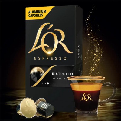 Кава L`OR капсули Espresso Ristretto, 100% арабіка, Nespresso