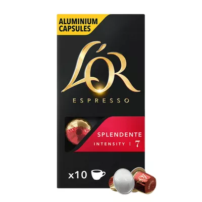 Кава L`OR капсули Espresso Splendente, 100% арабіка, 10шт, Nespresso