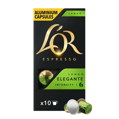 Кава L`OR капсули Lungo Elegante, 100% арабіка, 10шт, Nespresso