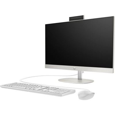 Комп'ютер персональний моноблок HP 240-G10 23.8" FHD IPS AG, Intel i3-N300, 16GB, F512GB, UMA, WiFi, кл+м, 3р, DOS, білий (A1JS6