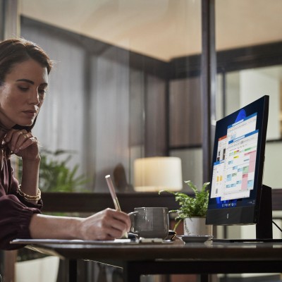 Комп'ютер персональний моноблок HP ProOne 440-G9 23.8" FHD IPS AG, Intel i5-14500T, 16GB, F512GB, UMA, WiFi, кл+м, 3р, DOS, чорн