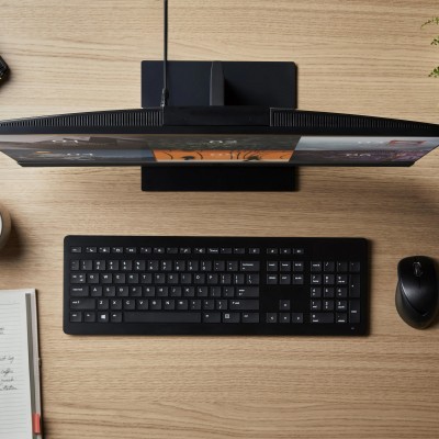 Комп'ютер персональний моноблок HP ProOne 440-G9 23.8" FHD IPS AG, Intel i5-14500T, 16GB, F512GB, UMA, WiFi, кл+м, 3р, DOS, чорн