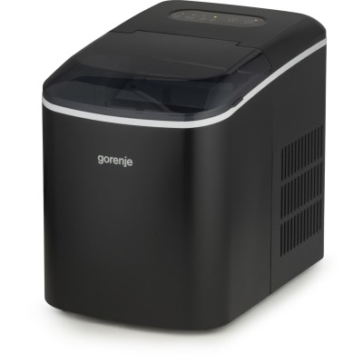 Льодогенератор побутовий Gorenje, 15кг/добу, 2,2л, чорний