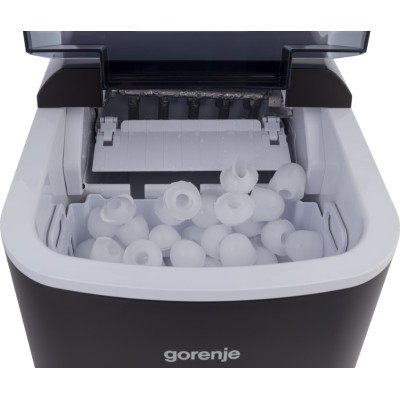 Льодогенератор побутовий Gorenje, 15кг/добу, 2,2л, чорний