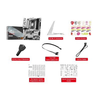 Материнcька плата MSI B850 GAMING PLUS WIFI6E sAM5 B850 4xDDR5 M.2 HDMI DP WiFi BT ATX (911-7E80-001)