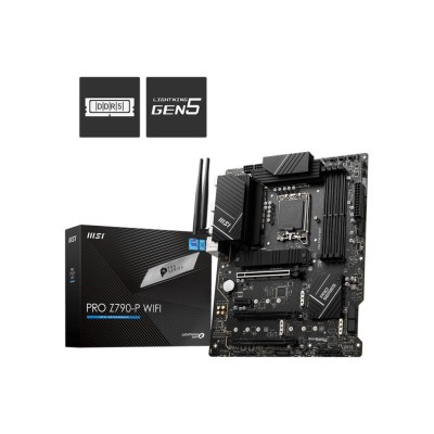 Материнcька плата MSI PRO Z790-P WIFI DDR5 s1700 Z790 4xDDR5 M.2 HDMI DP Wi-Fi BT ATX (911-7E06-090)