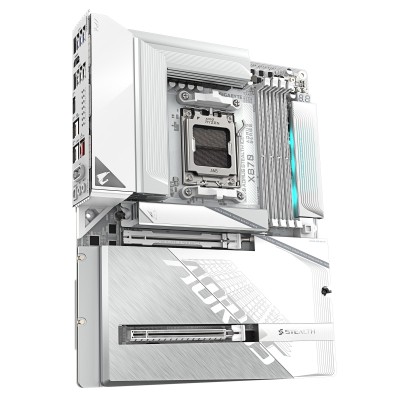 Материнська плата GIGABYTE X870 A STEALTH ICE sAM5 X870 4xDDR5 M.2 HDMI Wi-Fi BT ATX (X870_A_STEALTH_ICE)
