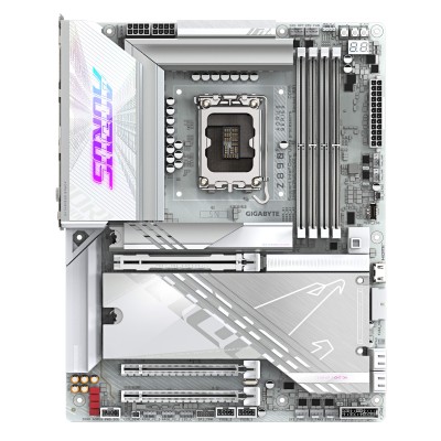 Материнська плата GIGABYTE Z890 AORUS PRO ICE s1851 Z890 4xDDR4 M.2 Wi-Fi BT HDMI DP ATX (Z890_AORUS_PRO_ICE)
