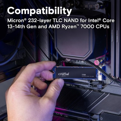 Накопичувач SSD Crucial M.2 1TB PCIe 5.0 T705 (CT1000T705SSD3)