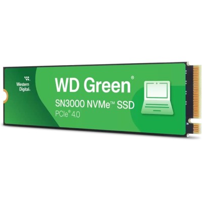 Накопичувач SSD WD M.2 1TB PCIe 4.0 Green SN3000 (WDS100T4G0E)