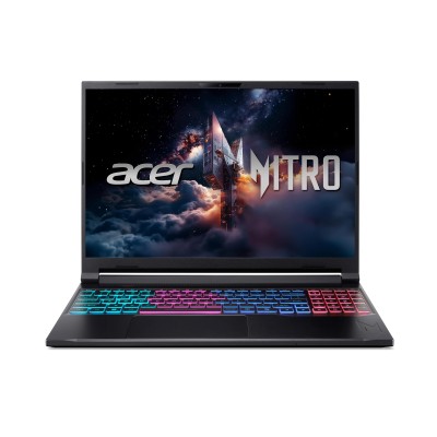 Ноутбук Acer Nitro V 16S ANV16S-71 16" WUXGA IPS, Intel 7-240H, 32GB, F1TB, NVD5050-8, Lin, чорний (NH.U27EU.004)