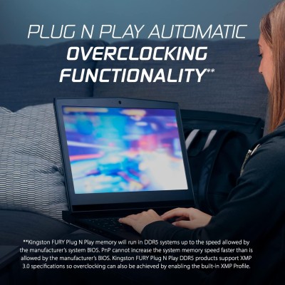 Пам'ять ноутбука Kingston DDR5 32GB KIT (16GBx2) 6000 FURY Impact XMP (KF560S38IBK2-32)