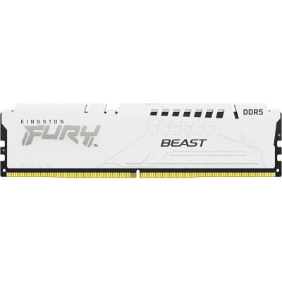Пам'ять ПК Kingston DDR5 16GB 6400 FURY Beast EXPO Білий (KF564C32BWE-16)