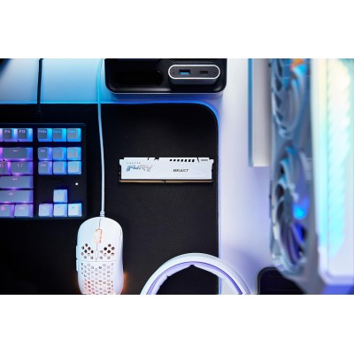 Пам'ять ПК Kingston DDR5 16GB 6400 FURY Beast EXPO Білий (KF564C32BWE-16)