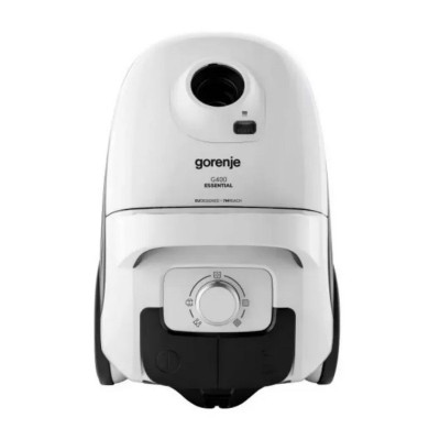 Пилосос Gorenje мішковий, 750Вт, конт пил -3л, HEPA, телескоп трубка, білий (VCE21G4EW)