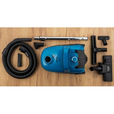 Пилосос Gorenje мішковий, 750Вт, конт пил -3л, HEPA, телескоп трубка, синій (VCE22G4HGR)