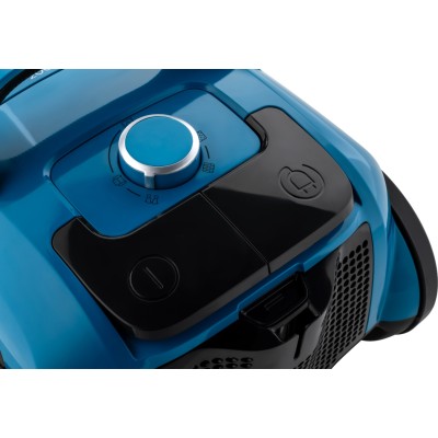 Пилосос Gorenje мішковий, 750Вт, конт пил -3л, HEPA, телескоп трубка, синій (VCE22G4HGR)