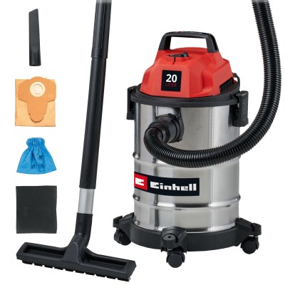 Пилосос професійний Einhell TC-VC 2045 S 900Вт 180мБар 20л шланг 1.5м 3.5кг (2347410)