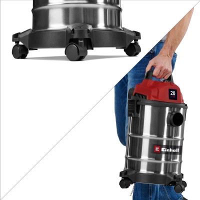 Пилосос професійний Einhell TC-VC 2045 S 900Вт 180мБар 20л шланг 1.5м 3.5кг (2347410)