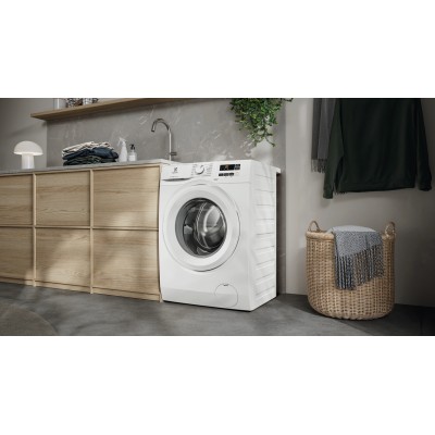 Пральна машина Electrolux фронтальна, 8кг, 1400, A, 58см, дисплей, інвертор, білий (EW6F1481U)