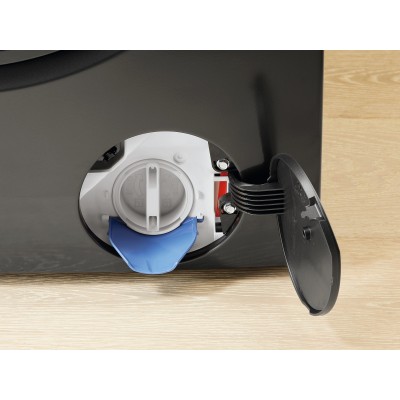 Пральна машина Electrolux фронтальна, 9кг, 1400, A, 66см, дисплей, пара, інвертор, universaldose, сріблястий темний (EW7FG4492UD