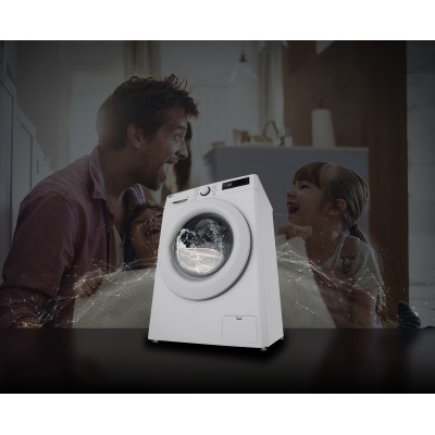 Пральна машина LG фронтальна, 8кг, 1200, A, 48см, дисплей, пара, інвертор, білий (F2Y5PS3W)