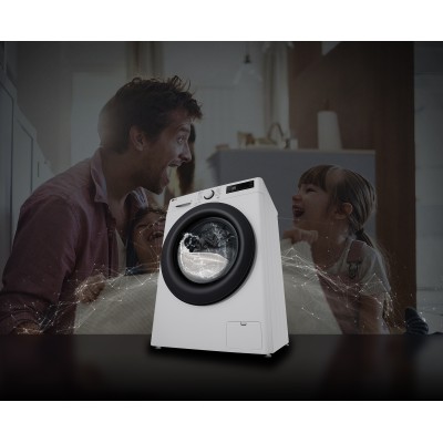 Пральна машина LG фронтальна, 8кг, 1200, A, 48см, дисплей, пара, інвертор, білий (F2Y5PS6W)