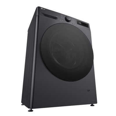Пральна машина LG фронтальна, 9кг, 1200, A, 48см, дисплей, пара, інвертор, чорний (F2Y5FS5J)