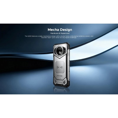 Смартфон Doogee S200 5G 6.72" 12/256ГБ, 2SIM, 10100мА•год, світло-сірий