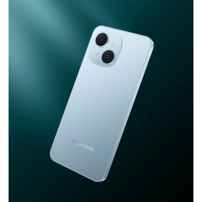 Смартфон TECNO Spark 40C (KM4k) 6.67" 4/128ГБ, 2SIM, 6000мА•год, Ripple Blue