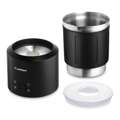 Спінювач-підігрівач Catler 300Вт, ємність резервуару-400мл, чорний (MF621)