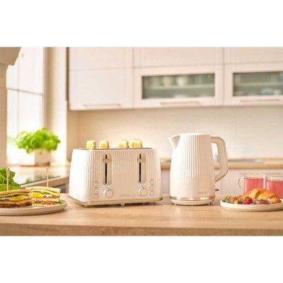 Тостер Sencor 1860Вт, підігрів, розморожування, 4 слоти, пластик, білий (STS7540WH)