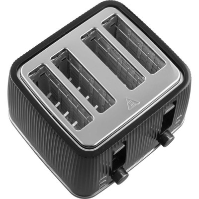 Тостер Sencor 1860Вт, підігрів, розморожування, 4 слоти, пластик, чорний (STS7541BK)