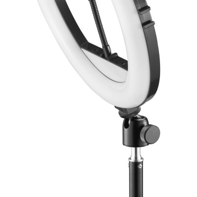 Трипод смартфону Hama Steady-120 V2, кулястий, 185см, Bluetooth, зі світлодіодним кільцем, чорний